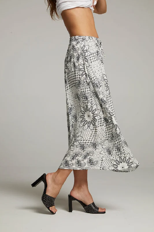 Darby Paisley Bandana Midi Skirt