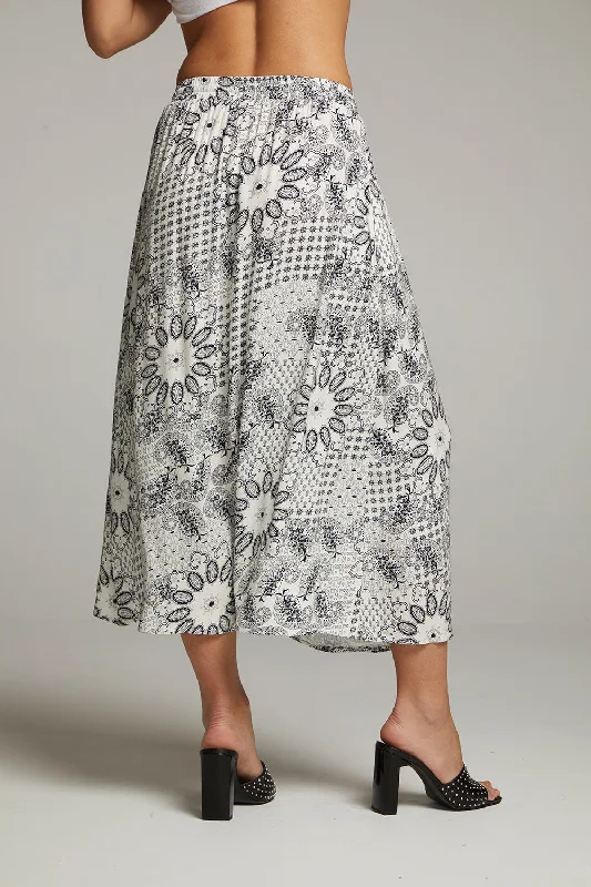 Darby Paisley Bandana Midi Skirt