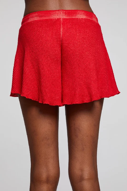 Fleur Crimson Short