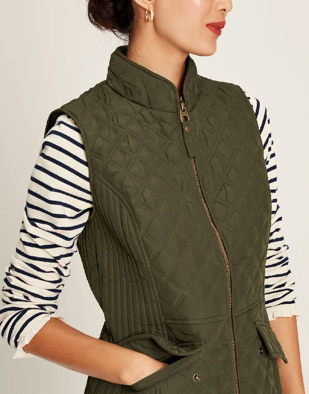 Minx Quilted Gilet - Heritage Green