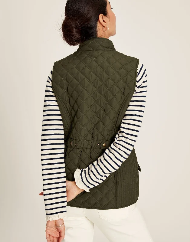 Minx Quilted Gilet - Heritage Green