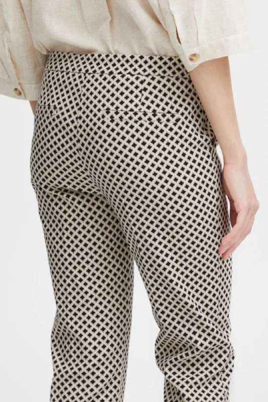 Printed Cotton Trousers