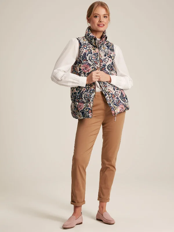 Upperton Paisley Print Showerproof Padded Gilet