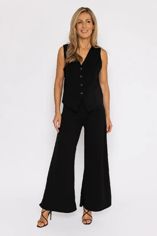 Wide Leg Pants in Black