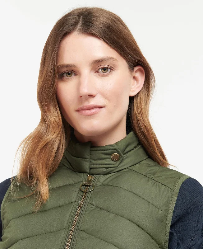 Women's Stretch Cavalry Gilet - Olive Marl