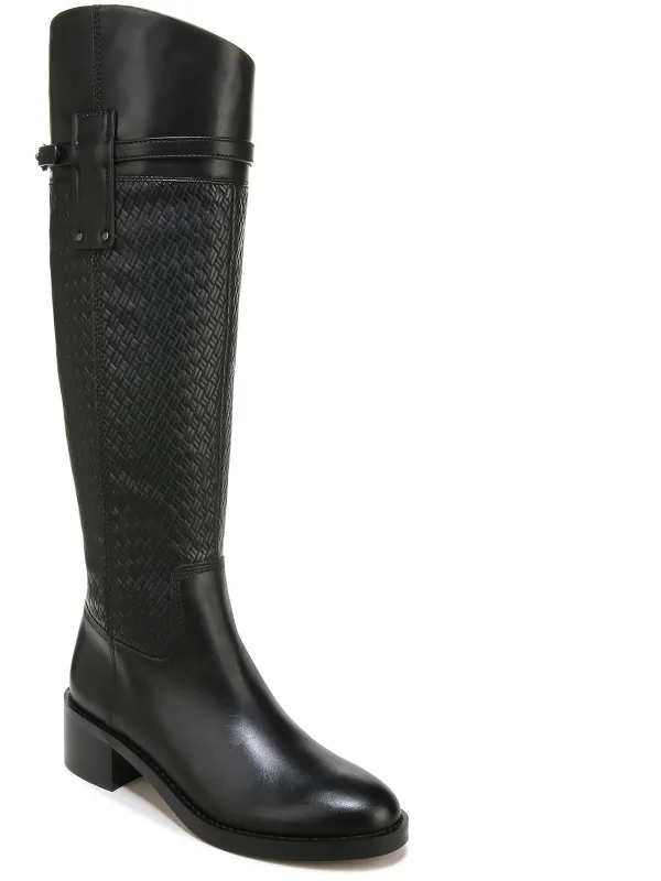 Colt Womens Leather Wide Calf Knee-High Boots