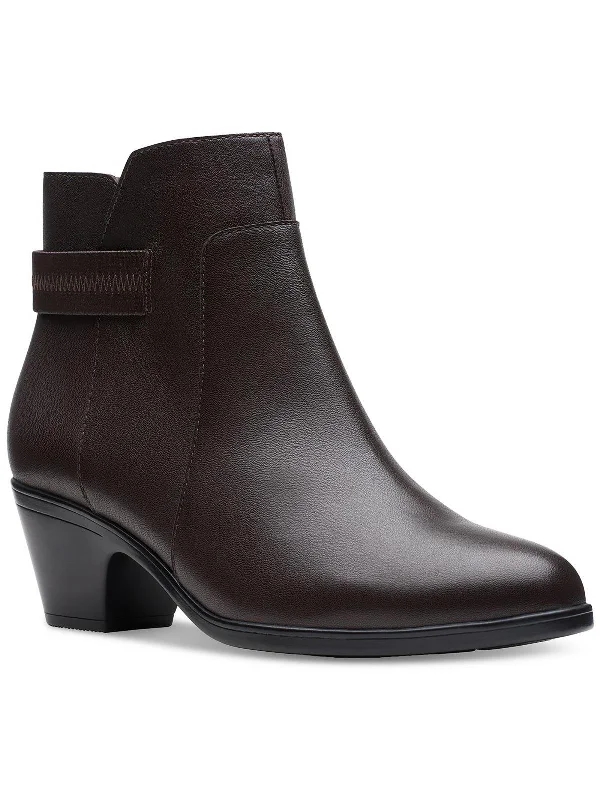 Emily 2 Holly Womens Leather Ankle Booties