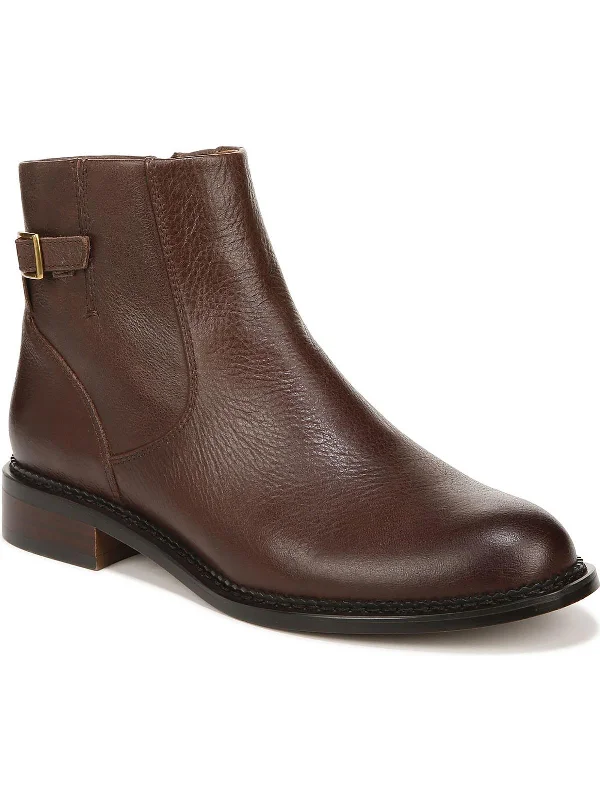 Hansa Womens Leather Ankle Booties