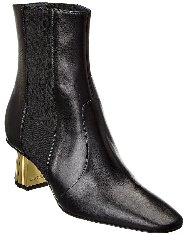 LANVIN Mother And Child Leather Bootie