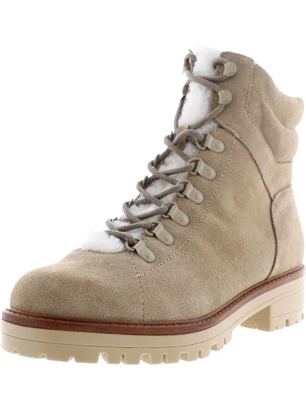 Mallie Womens Leather Ankle Winter & Snow Boots