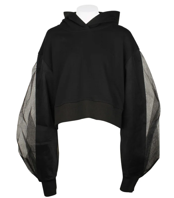 Mesh Patch Hoodie