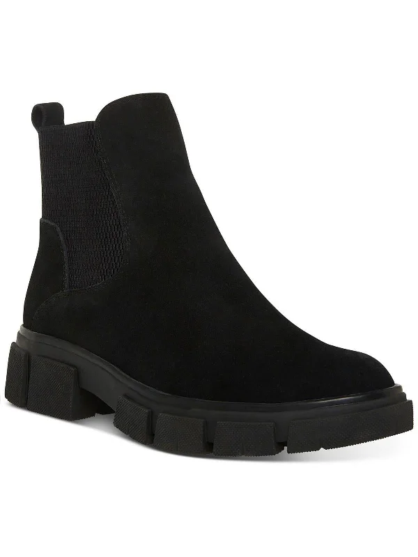 Priya Womens Suede Waterproof Chelsea Boots