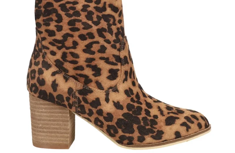 Wicked Leopard Booties