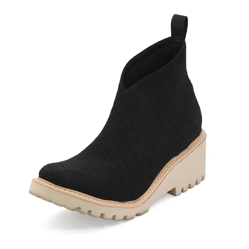 Women's Heyward Boot In Black Herringbone