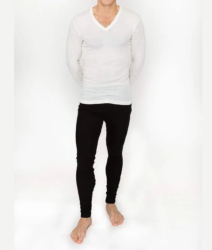 Thermerino V-Neck, Unisex Long Sleeve Base Layer