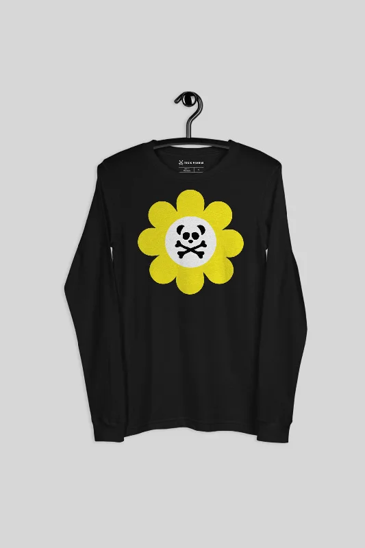 Unisex Flower Long Sleeve T-Shirt