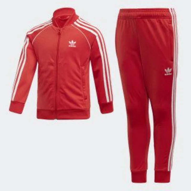 Adidas SST Tracksuit - Red