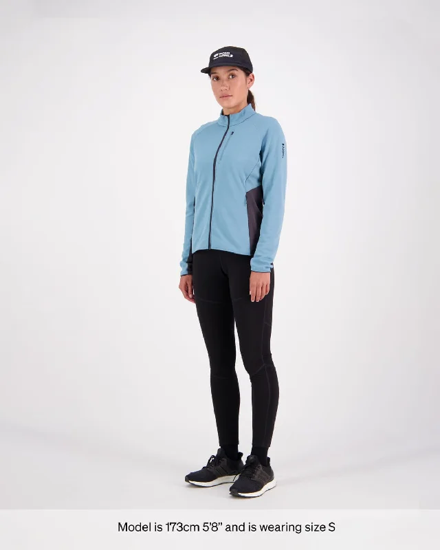 Approach Merino Gridlock Jacket - Ash Blue / Shale