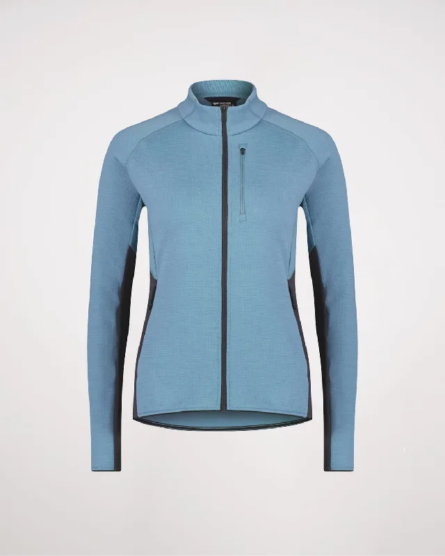 Approach Merino Gridlock Jacket - Ash Blue / Shale