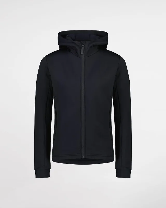 Arcadia Merino Fleece Hoody - Black