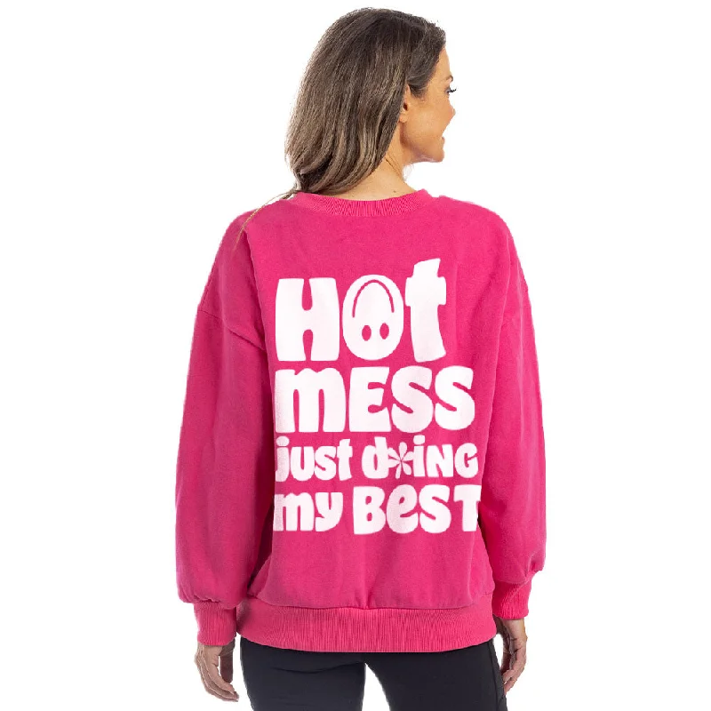 Hot Mess Just Doing My Best Women's Sweatshirt