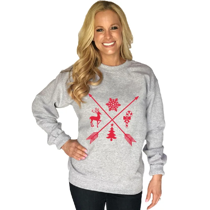 Christmas Arrows Women's Sweatshirt