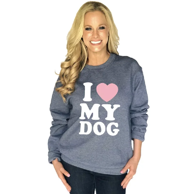 I Love My Dog Women's Sweatshirt