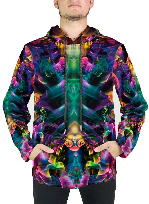 Rainbow Smoke Unisex Twin Velvet Hoodie