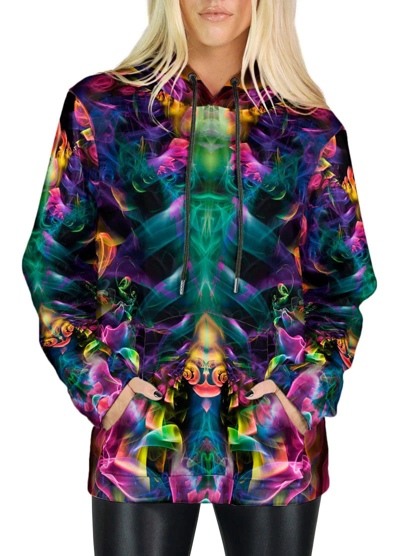 Rainbow Smoke Unisex Twin Velvet Hoodie