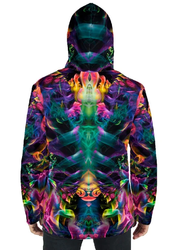 Rainbow Smoke Unisex Twin Velvet Hoodie