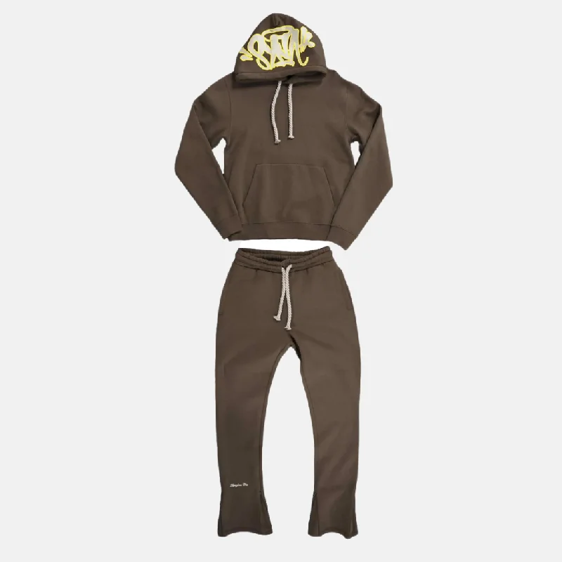 Syna Logo Tracksuit - Brown