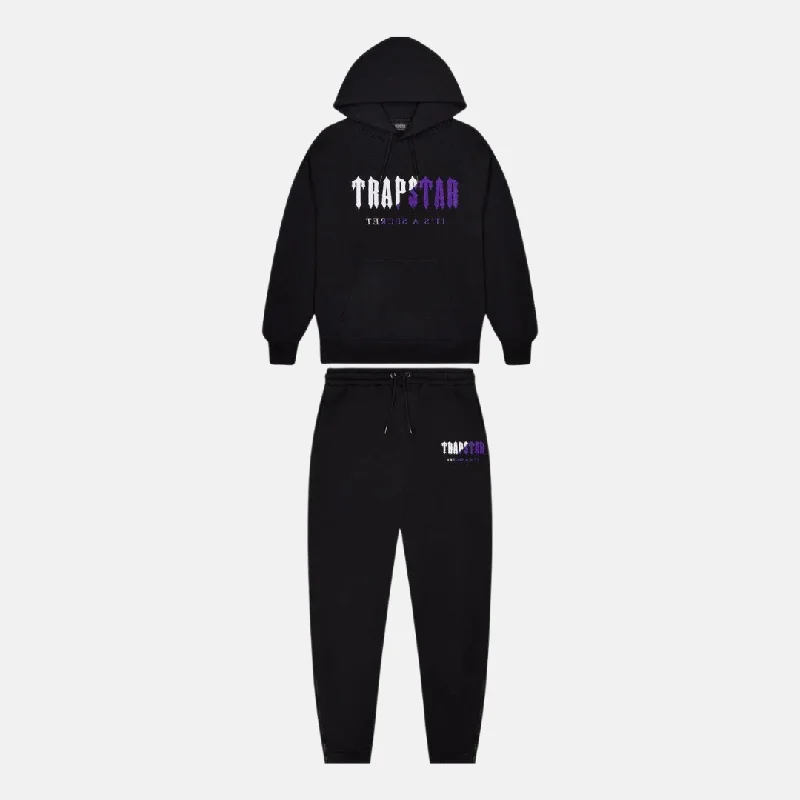 Trapstar Chenille Decoded Tracksuit - Black/Purple