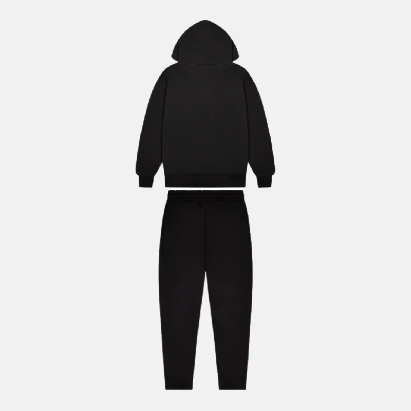 Trapstar Irongate Arch Chenille 2.0 Hooded Tracksuit - Black/Candy