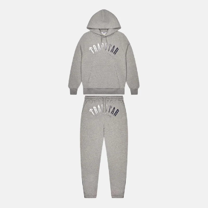 Trapstar Irongate Arch Gel Tracksuit - Grey/white