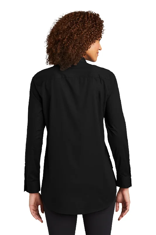 Ogio Womens Commuter Long Sleeve Button Down Shirt - Blacktop