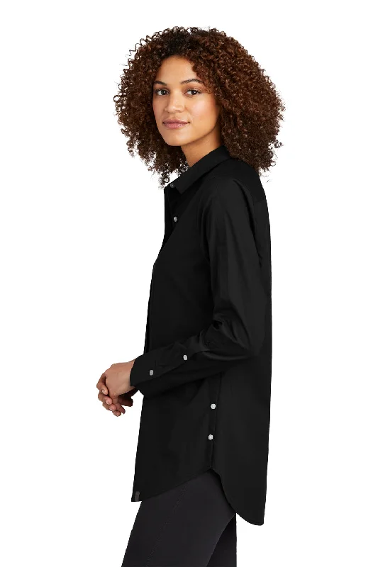 Ogio Womens Commuter Long Sleeve Button Down Shirt - Blacktop